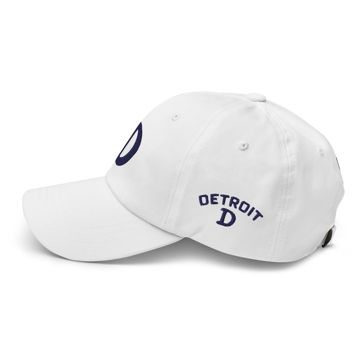 Detroit 'Old French D' Dad Hat (w/ Side Design)