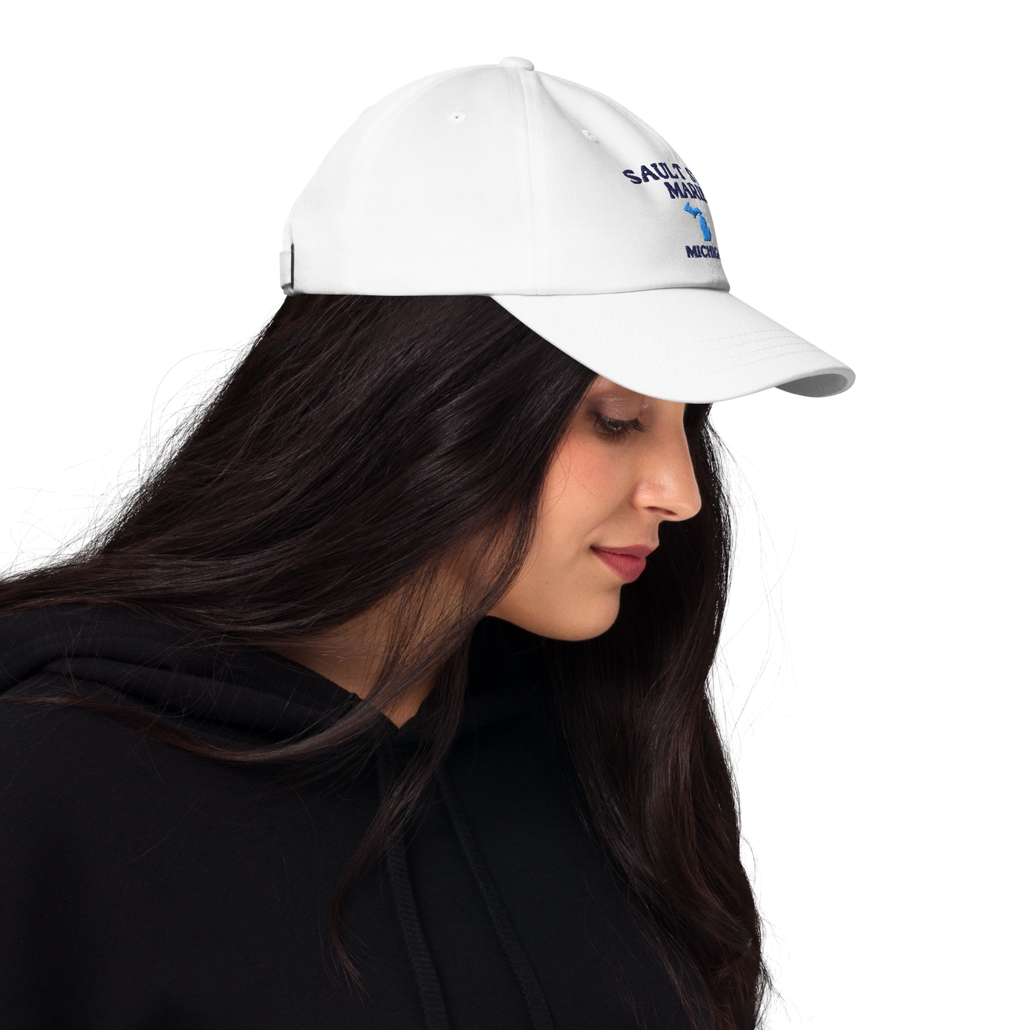 'Sault Ste. Marie' Dad Hat (w/ Michigan Outline)