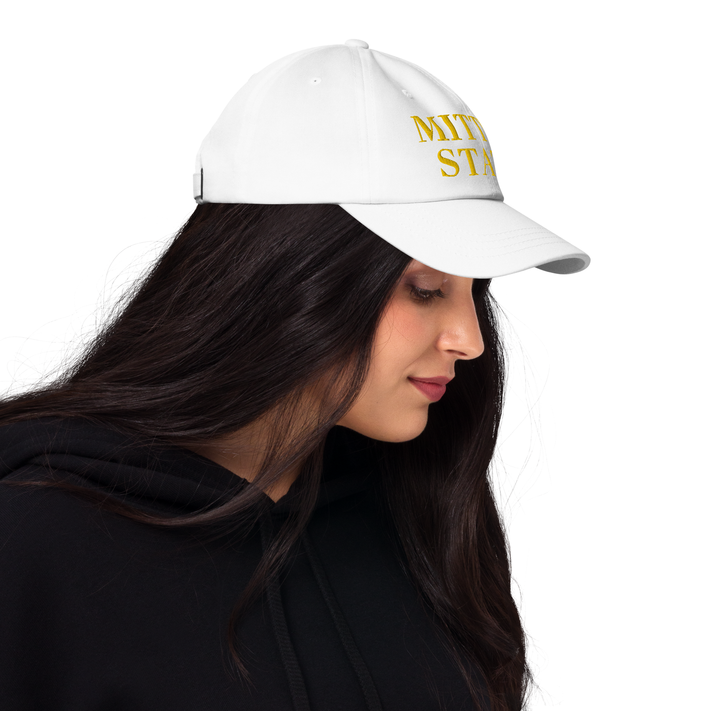 Michigan 'Mitten State' Dad Hat (Didone Font) | Gold Embroidery