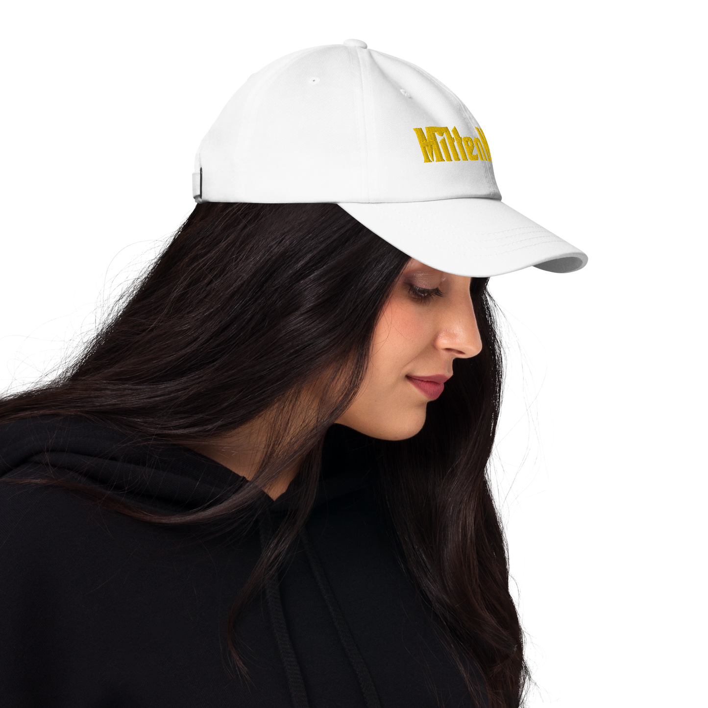 Michigan 'MittenMafia' Dad Hat (Gangster Font) | Gold Embroidery