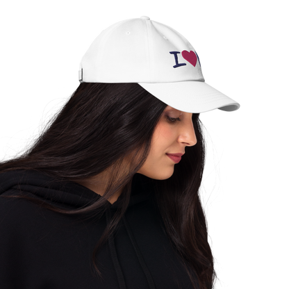 Michigan 'I ❤️ MI' Dad Hat (Brush Font)