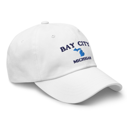 'Bay City Michigan' Dad Hat (w/ Michigan Outline)