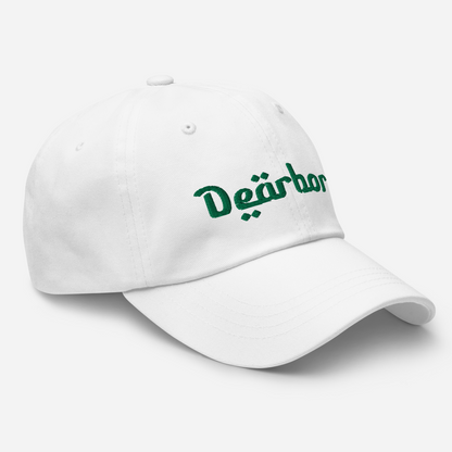 'Dearborn' Dad Hat | Green/White Embroidery