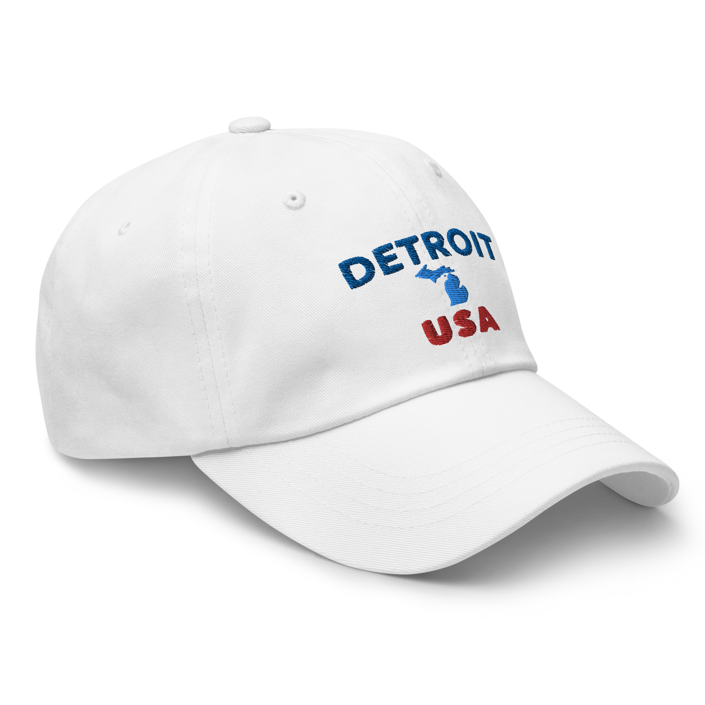 'Detroit USA' Dad Hat (w/ Michigan Outline)