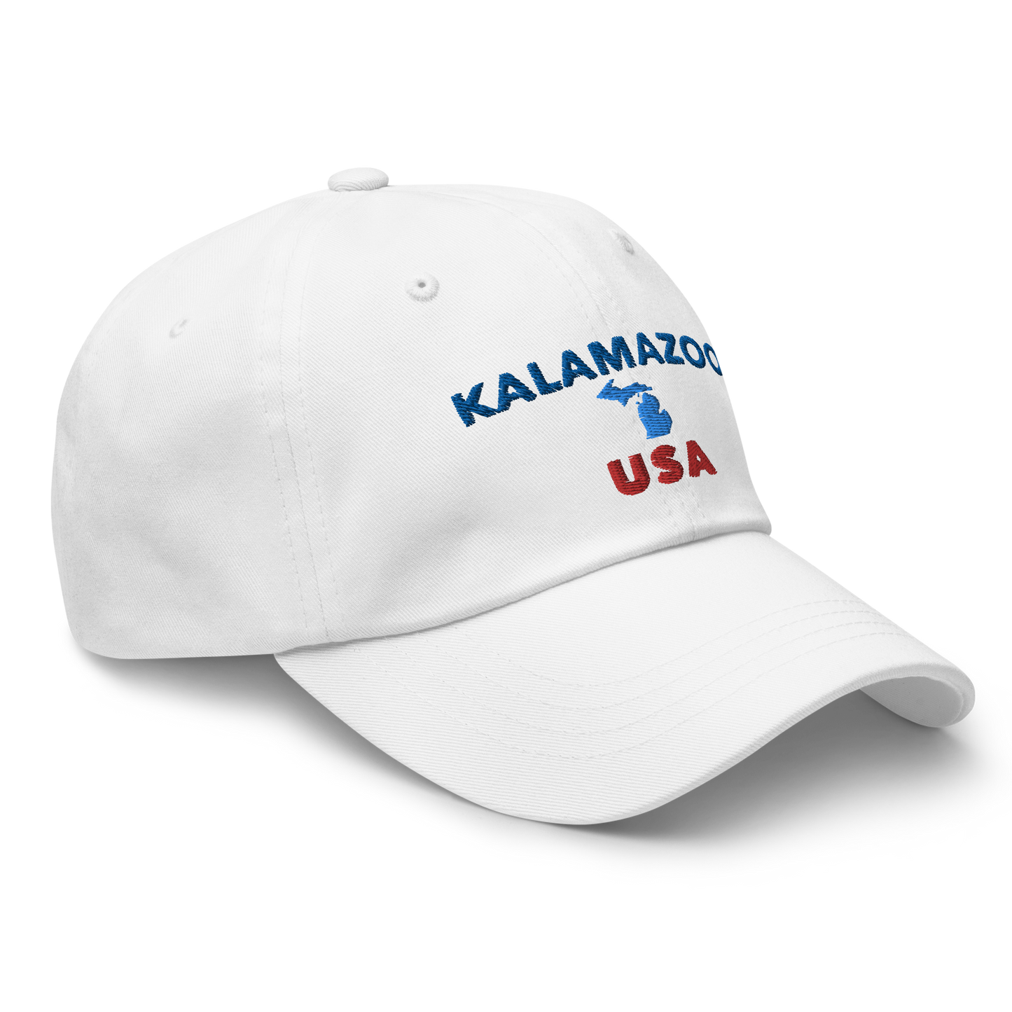 'Kalamazoo USA' Dad Hat (w/ Michigan Outline)