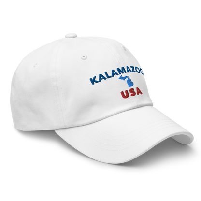 'Kalamazoo USA' Dad Hat (w/ Michigan Outline)