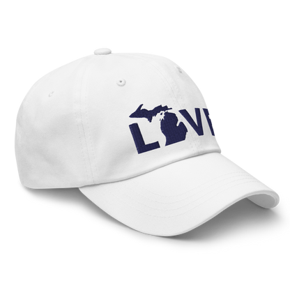 Michigan 'Love' Dad Hat (Geometric Sans Font)