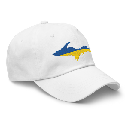 Michigan Upper Peninsula Dad Hat (Ukraine Edition)