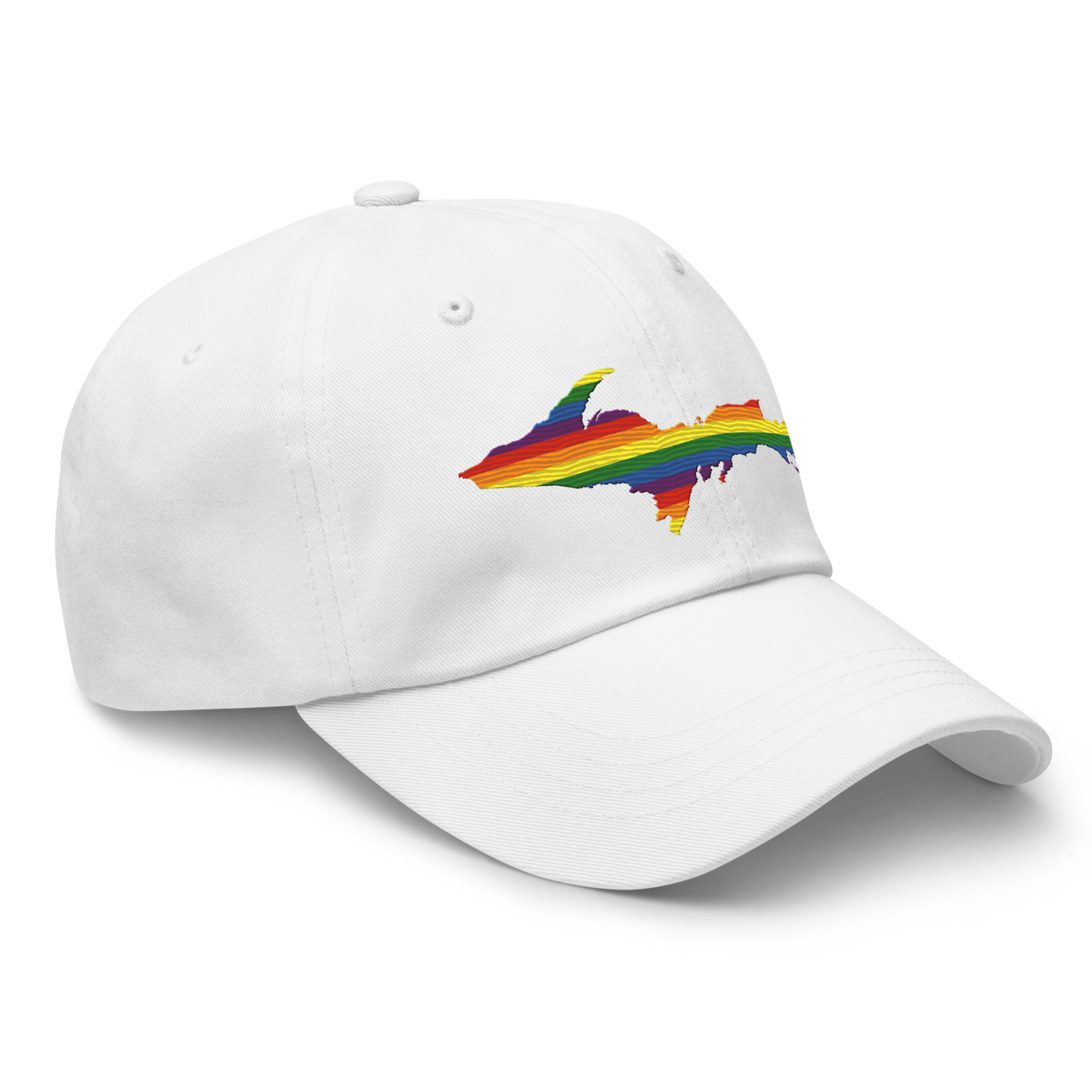 Michigan Upper Peninsula Dad Hat (Pride Edition)