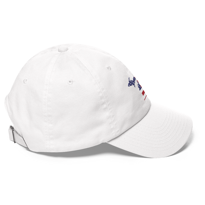 State of Michigan Dad Hat (w/ USA Flag Outline)