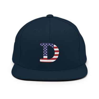 Detroit 'Old French D' Vintage Snapback (Patriot Edition)