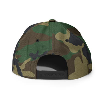 Michigan Upper Peninsula Camo Snapback (Patriot Edition)