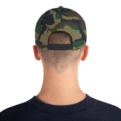 Michigan Upper Peninsula Camo Snapback (w/ UP Outline)