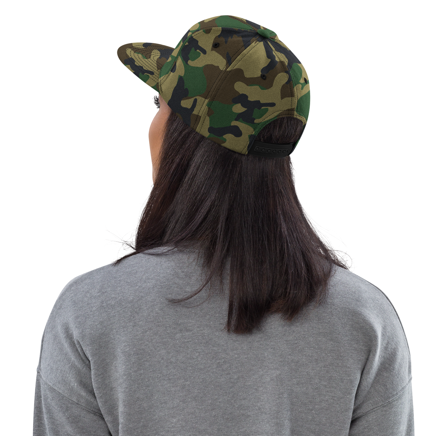 Michigan Upper Peninsula Camo Snapback (w/ UP Outline)