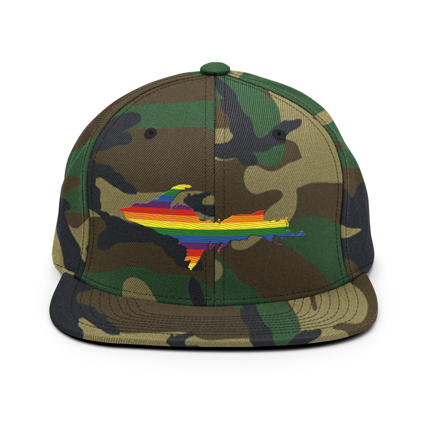 Michigan Upper Peninsula Camo Snapback (Pride Edition)