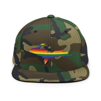 Michigan Upper Peninsula Camo Snapback (Pride Edition)