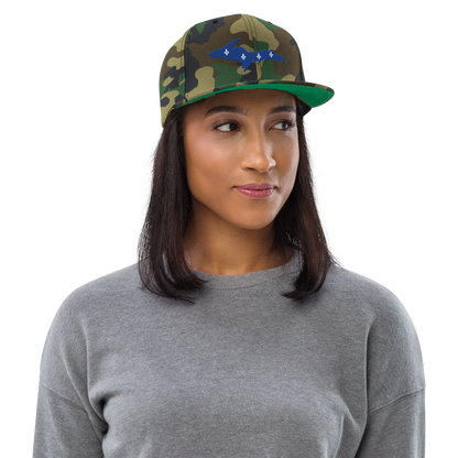 Michigan Upper Peninsula Camo Snapback (French-Canadian Edition)