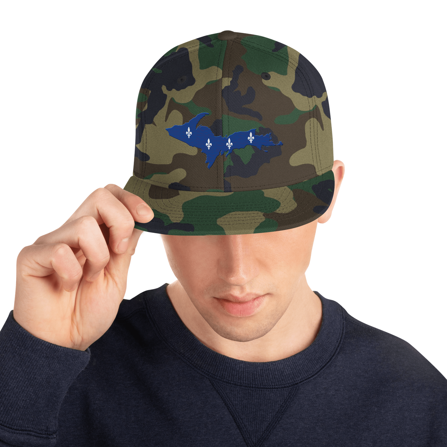 Michigan Upper Peninsula Camo Snapback (French-Canadian Edition)