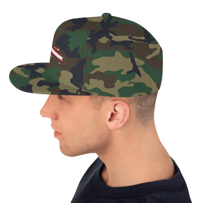 Michigan Upper Peninsula Camo Snapback (Patriot Edition)