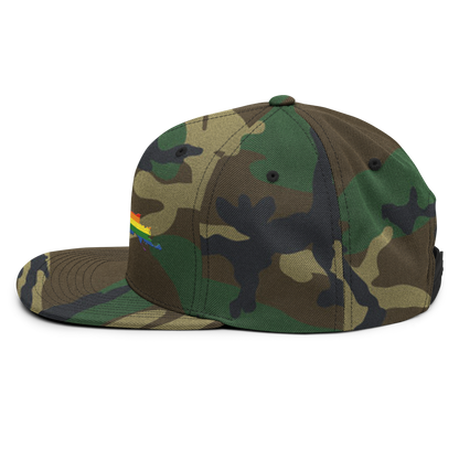 Michigan Upper Peninsula Camo Snapback (Pride Edition)