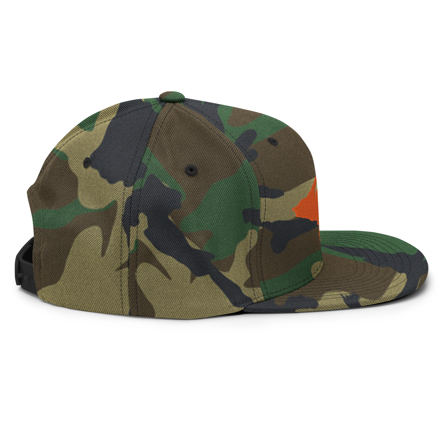 Michigan Upper Peninsula Camo Snapback (w/ UP Outline)