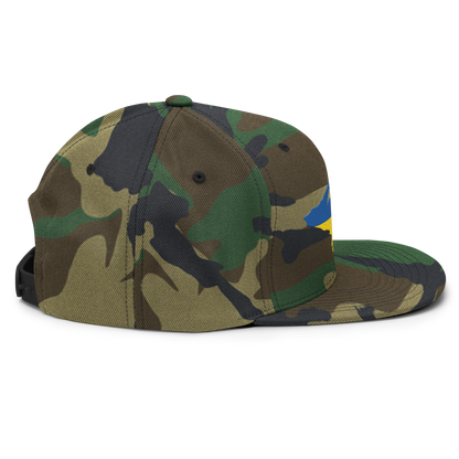 Michigan Upper Peninsula Camo Snapback (Ukraine Edition)