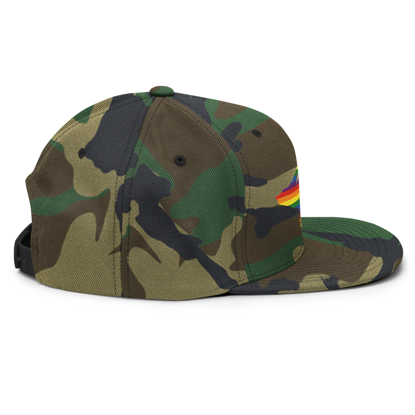 Michigan Upper Peninsula Camo Snapback (Pride Edition)