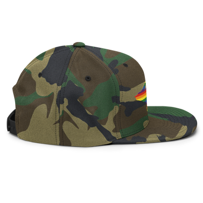 Michigan Upper Peninsula Camo Snapback (Pride Edition)