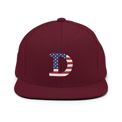 Detroit 'Old French D' Vintage Snapback (Patriot Edition)