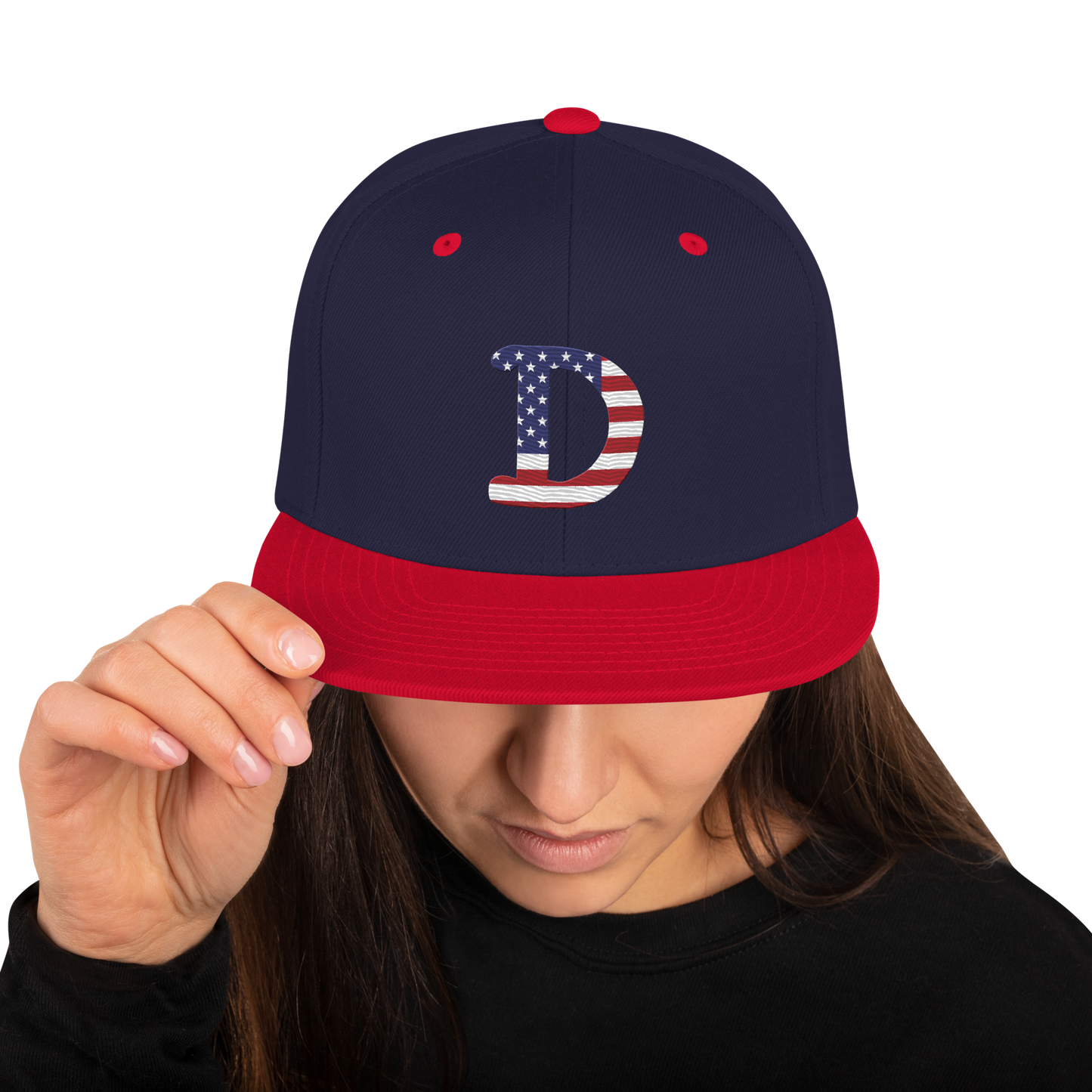 Detroit 'Old French D' Vintage Snapback (Patriot Edition)