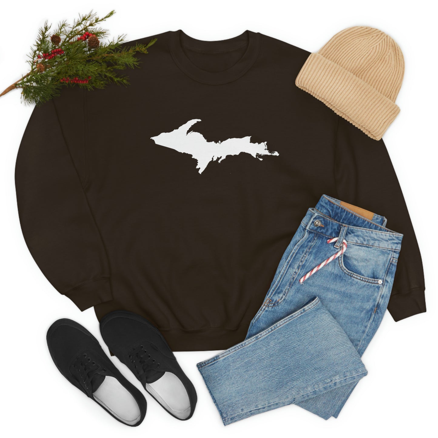 Michigan Upper Peninsula Sweatshirt (w/ UP Outline) | Unisex Standard