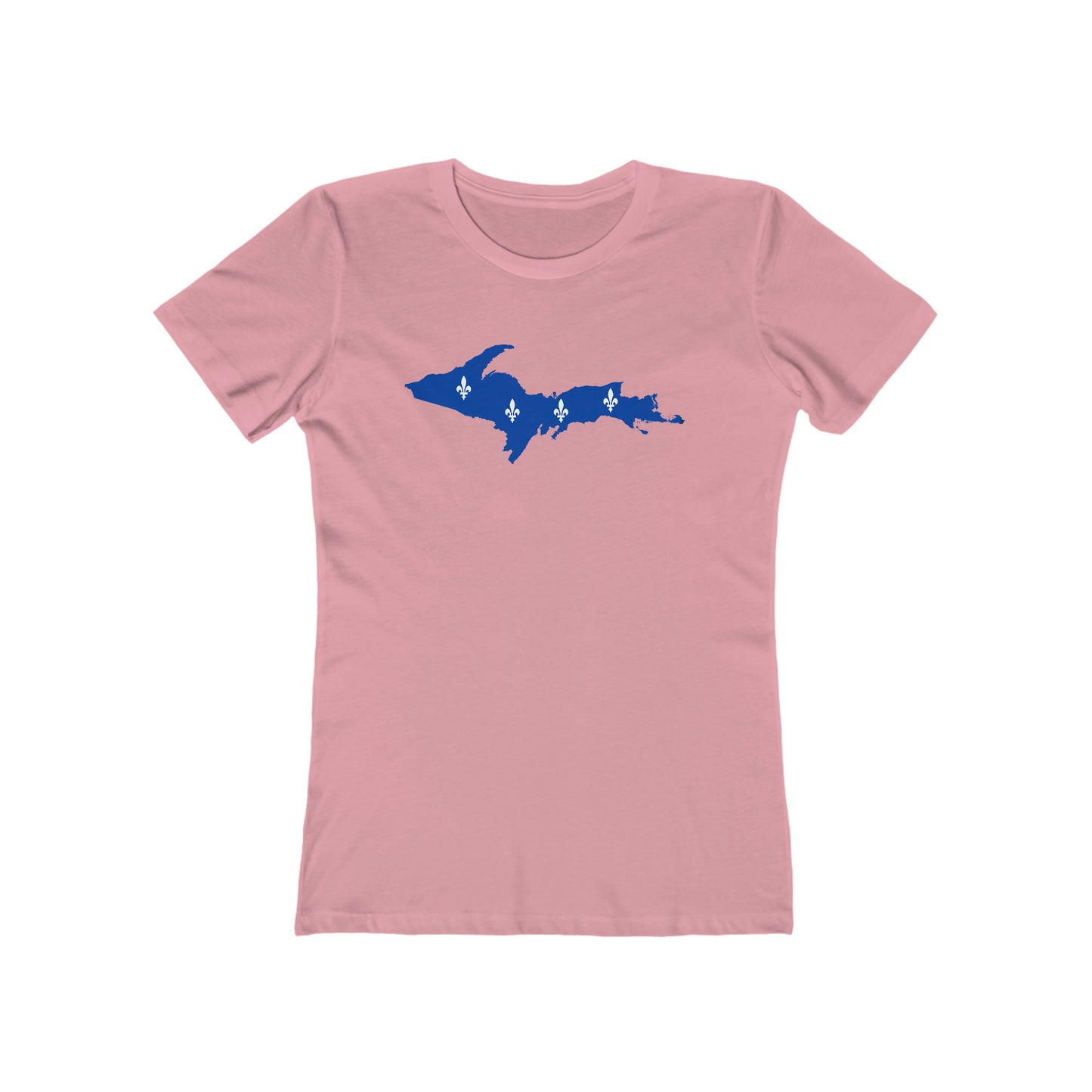 Upper Peninsula T-Shirt (w/ UP Quebec Flag Outline) | Women's Boyfriend Cut