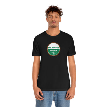 'Michigan Grown' T-Shirt (Agricultural Certification Parody) | Unisex Standard Fit