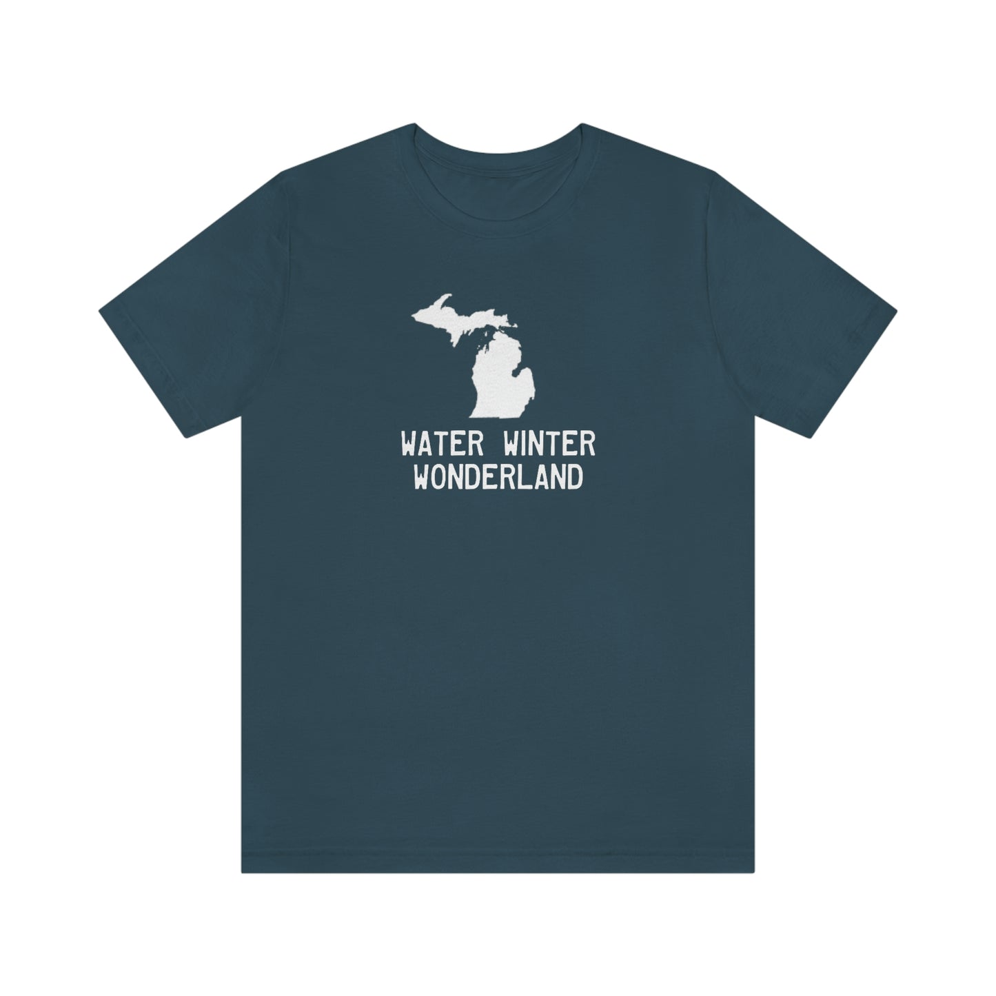 Michigan 'Water Winter Wonderland' T-Shirt | Unisex Standard Fit