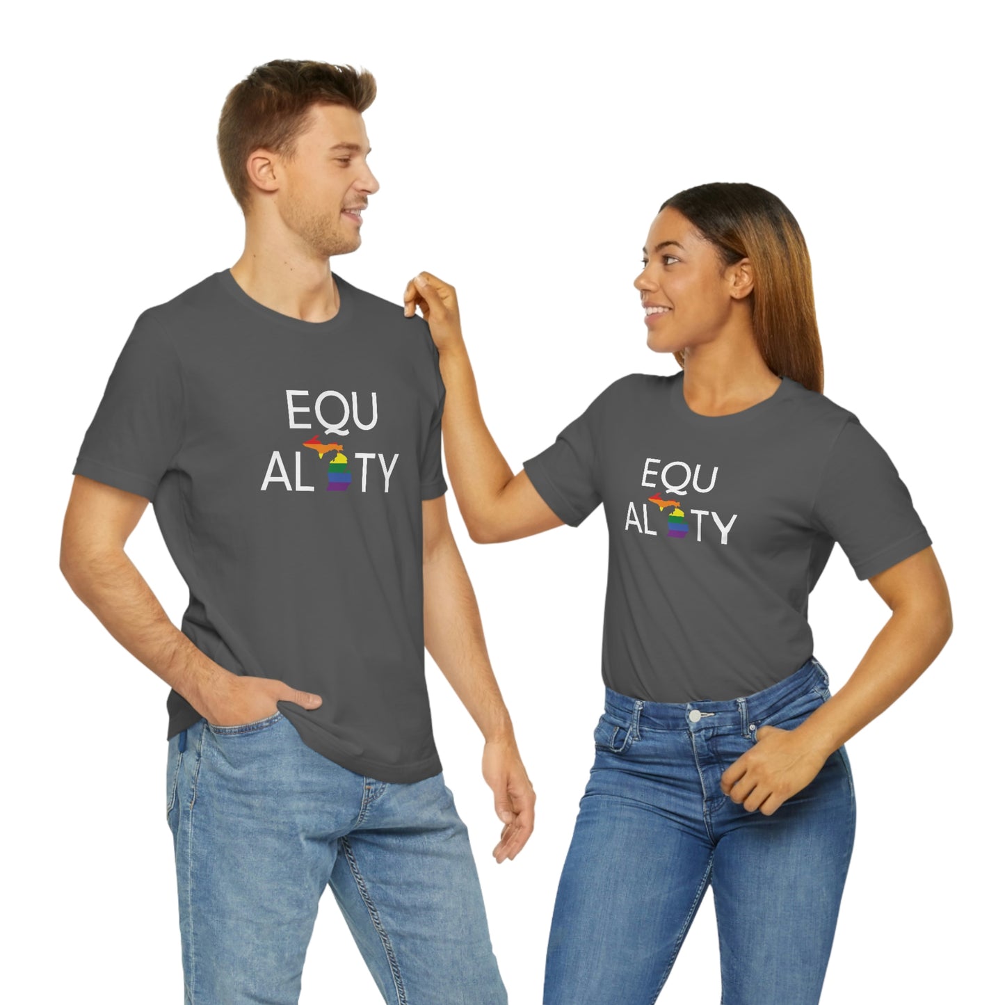 'Equality' Michigan LGBTQ Pride T-Shirt | Unisex Standard Cut