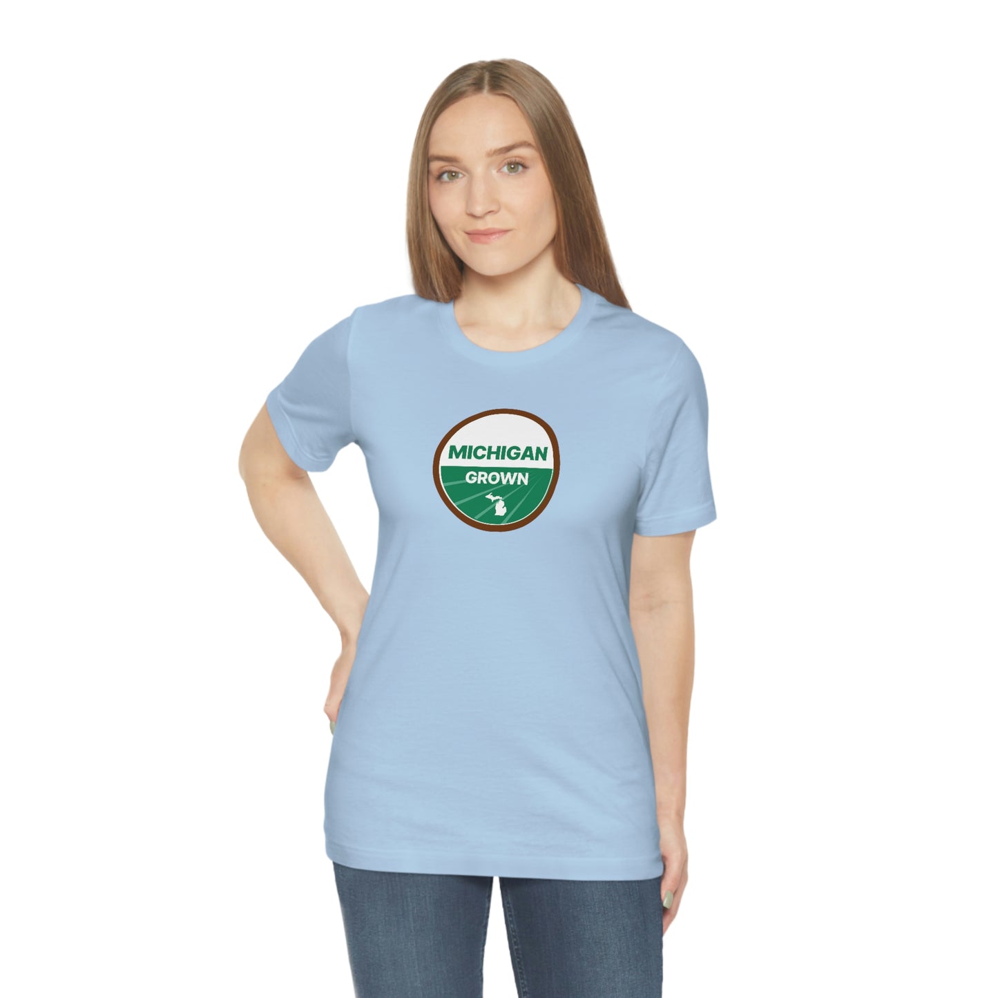 'Michigan Grown' T-Shirt (Agricultural Certification Parody) | Unisex Standard Fit