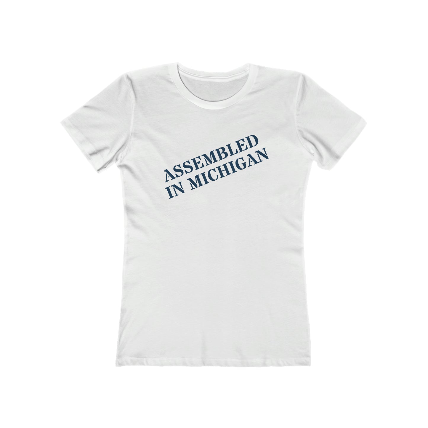 'Assembled in Michigan' T-Shirt  | Women's Boyfriend Cut