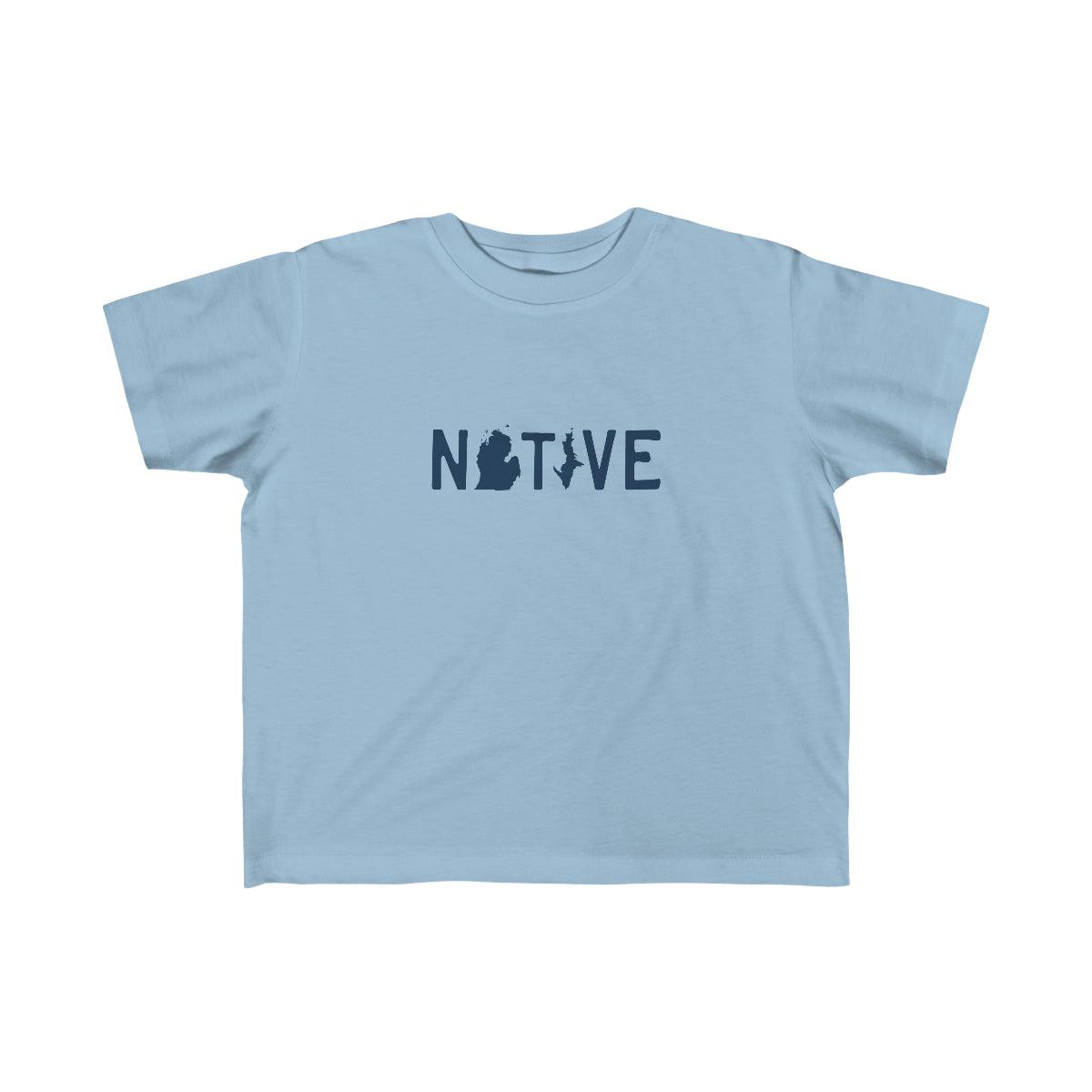 Michigan 'Native' T-Shirt | Toddler Short Sleeve - Circumspice Michigan