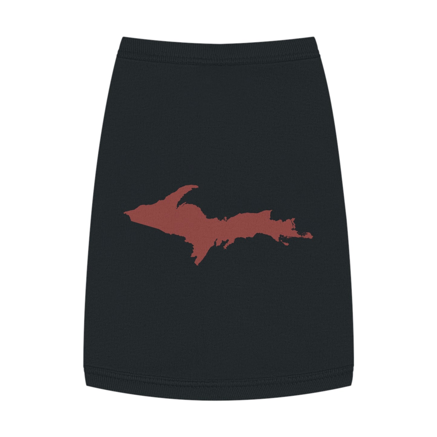 Michigan Upper Peninsula Pet Tank Top (w/ Ore Dock Red UP Outline)