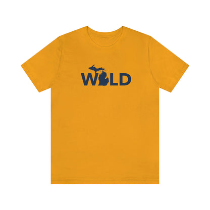 Michigan 'Wild' T-Shirt (Geometric Sans Font) | Unisex Standard Fit