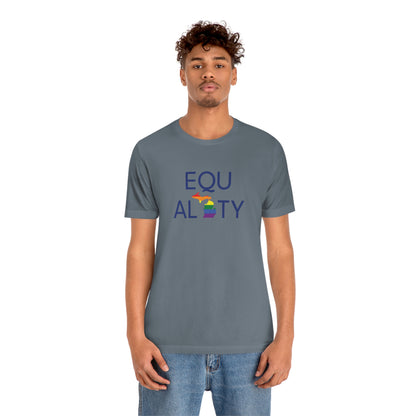 'Equality' Michigan LGBTQ Pride T-Shirt | Unisex Standard Cut