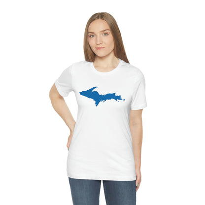 Michigan Upper Peninsula T-Shirt (w/ Azure UP Outline) | Unisex Standard Fit