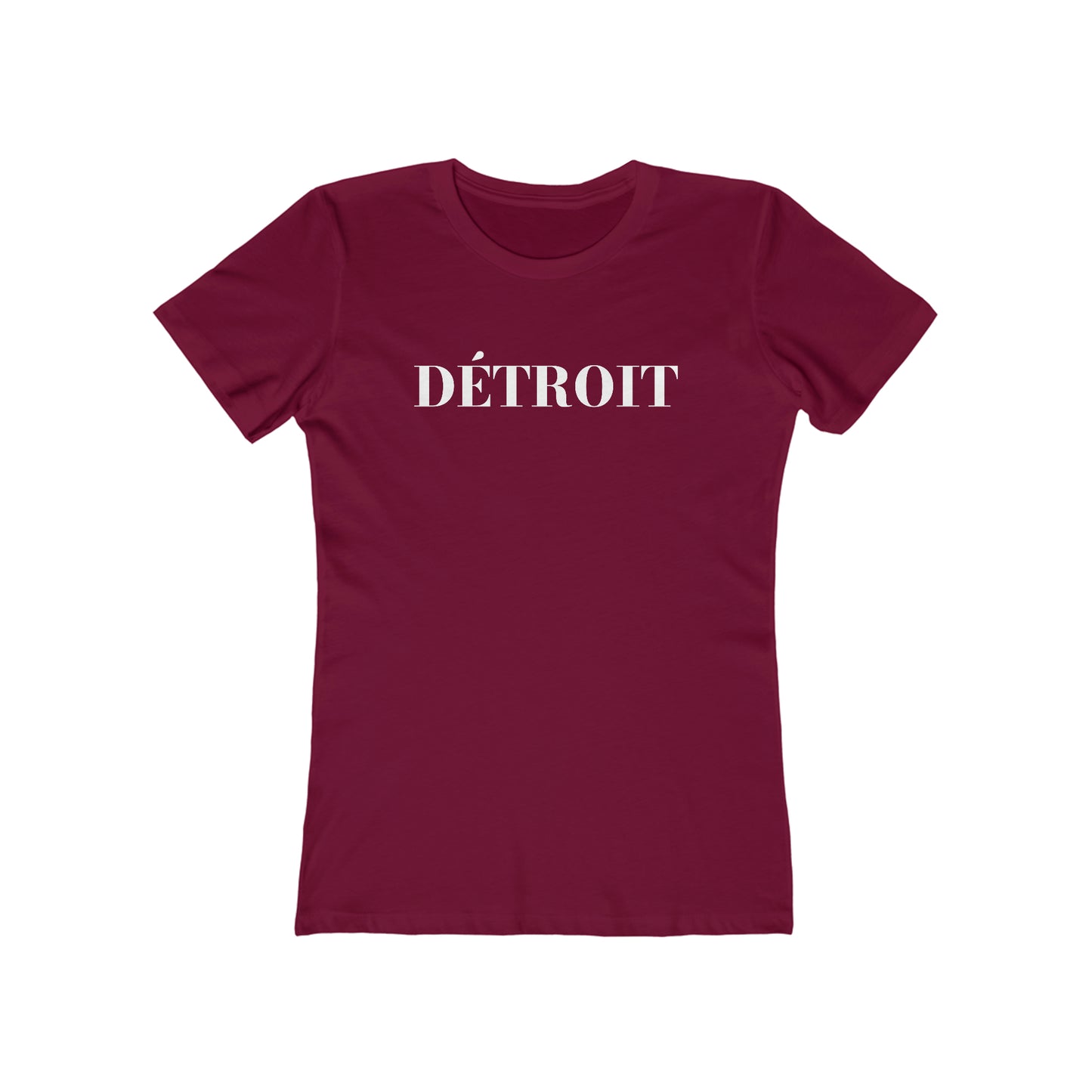 'Détroit' T-Shirt (Didone Font) | Women's Boyfriend Cut