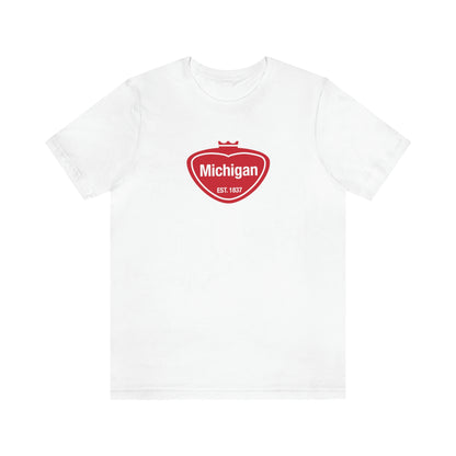 'Michigan EST. 1837' T-Shirt (Local Sodapop Parody) | Unisex Standard Fit