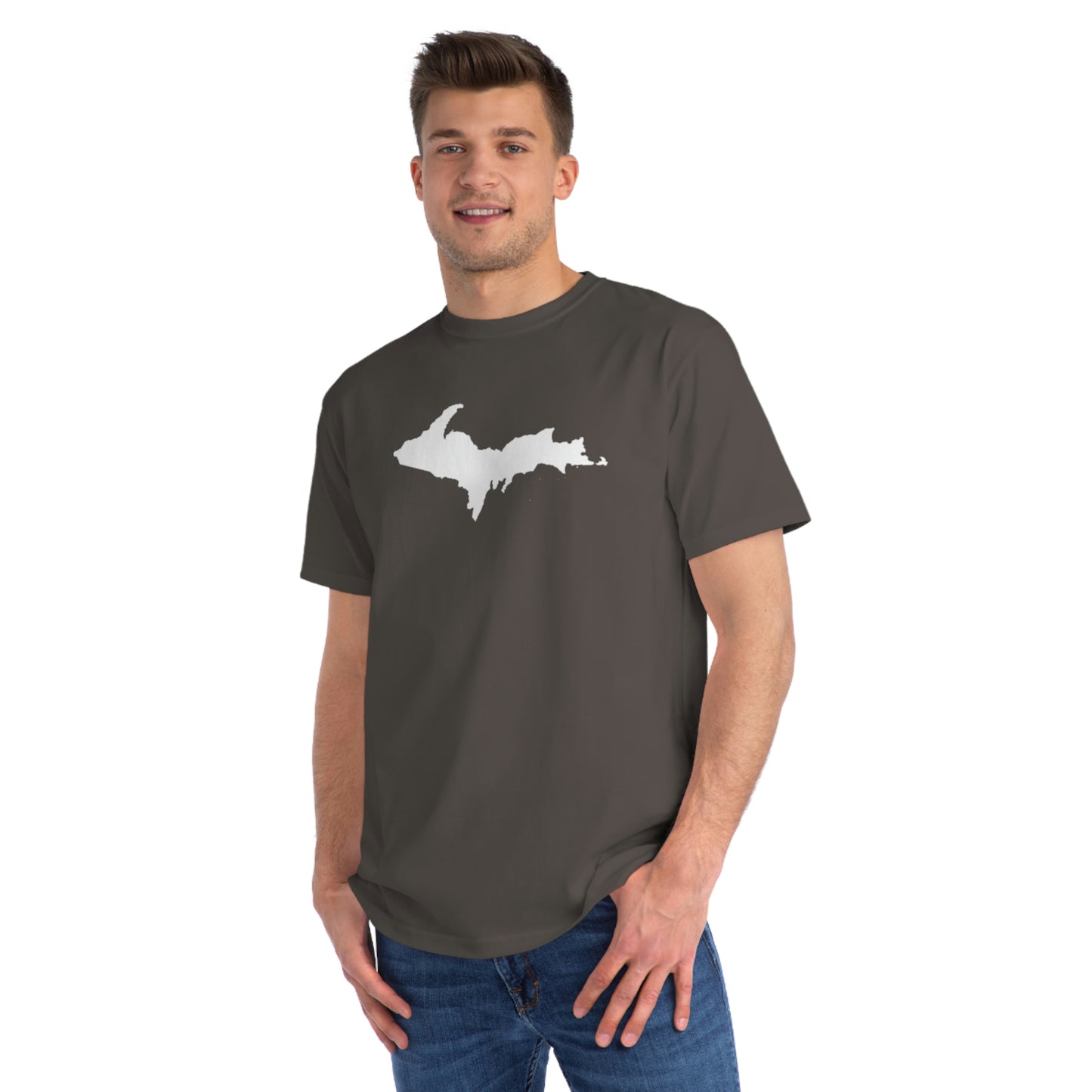 Michigan Upper Peninsula T-Shirt (w/ U.P. Outline) | Organic Unisex