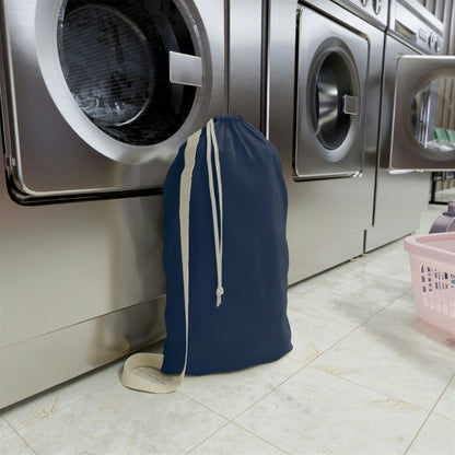 Michigan Upper Peninsula Laundry Bag (Navy w/ Pink UP Outline)