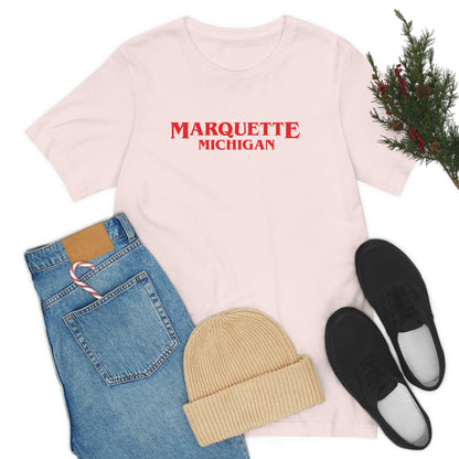 'Marquette Michigan' ' T-Shirt (1980s Drama Parody) | Unisex Standard Fit