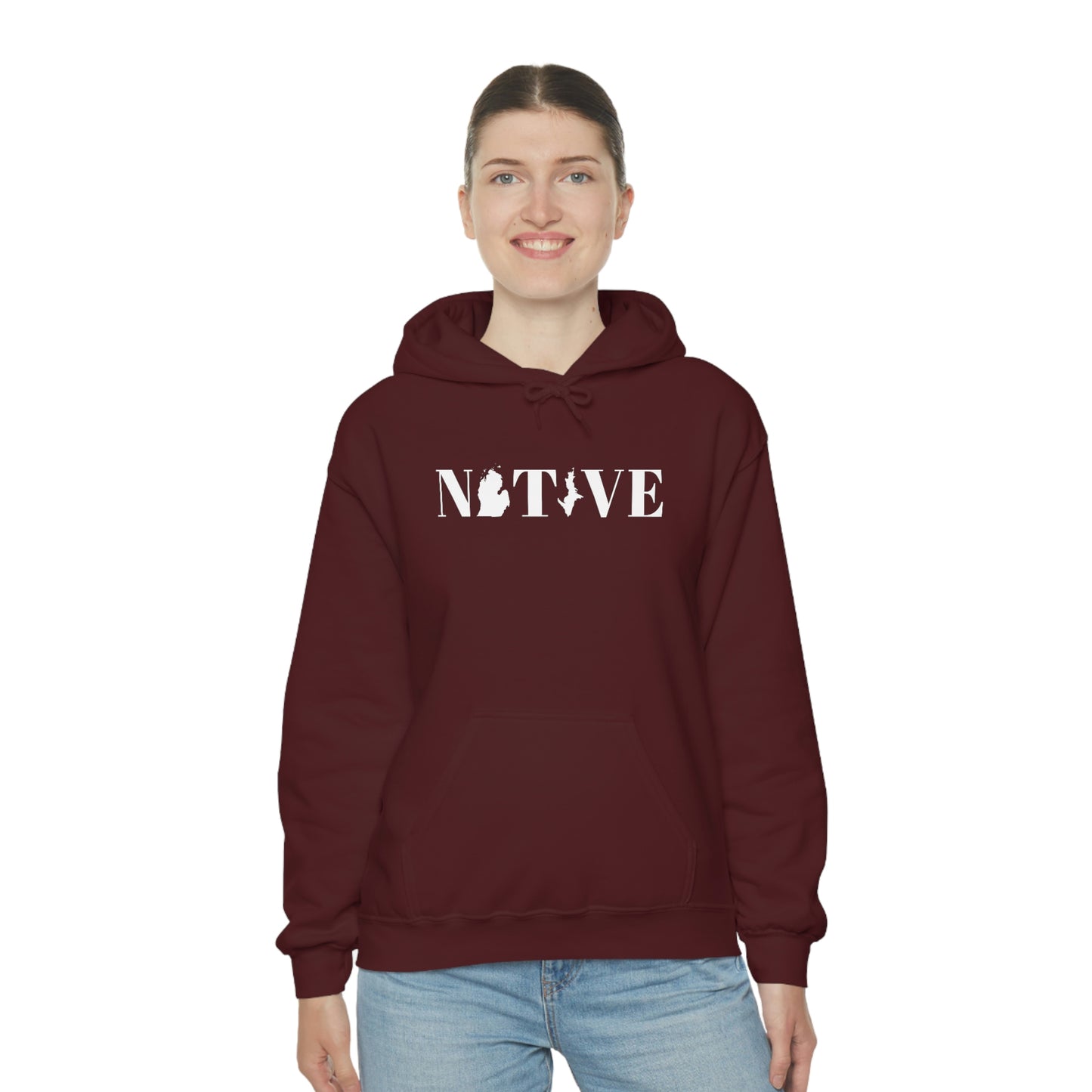 Michigan 'Native' Hoodie (Didone Font) | Unisex Standard