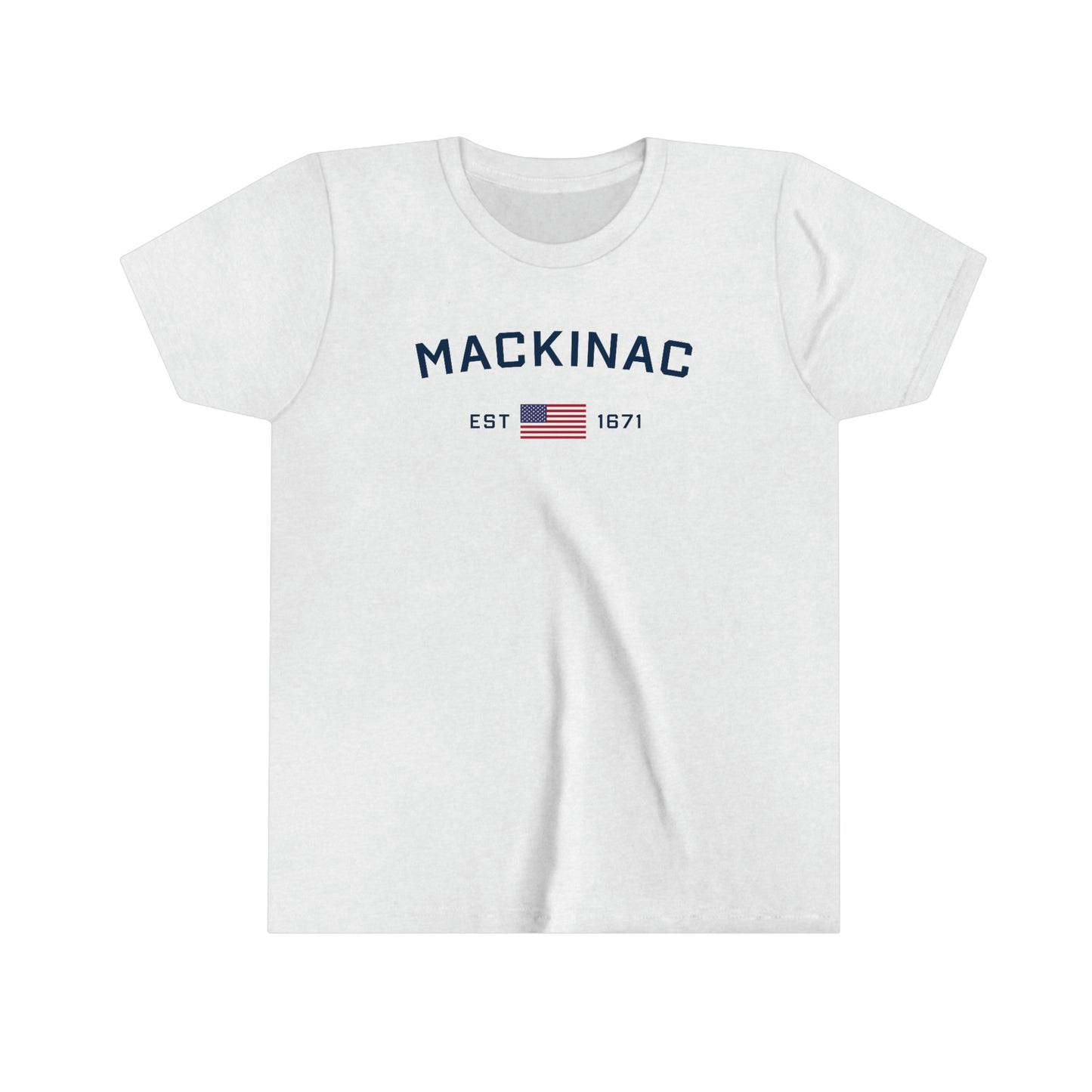 'Mackinac EST 1671' T-Shirt | Youth Short Sleeve