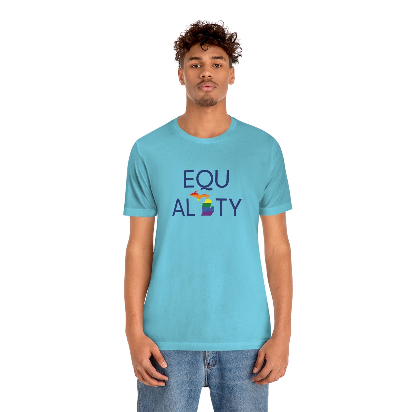 'Equality' Michigan LGBTQ Pride T-Shirt | Unisex Standard Cut